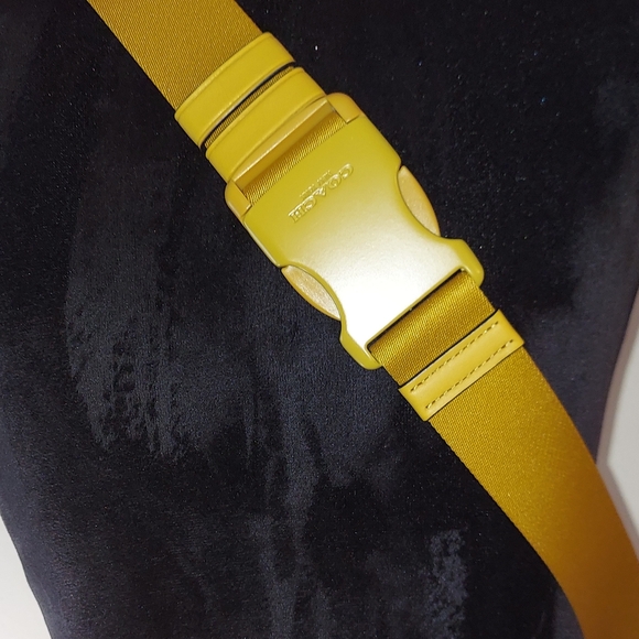 Coach Leather Racer Belt Bag Heather Gray Flax Travel Holiday Christmas Gift - Picture 10 of 11